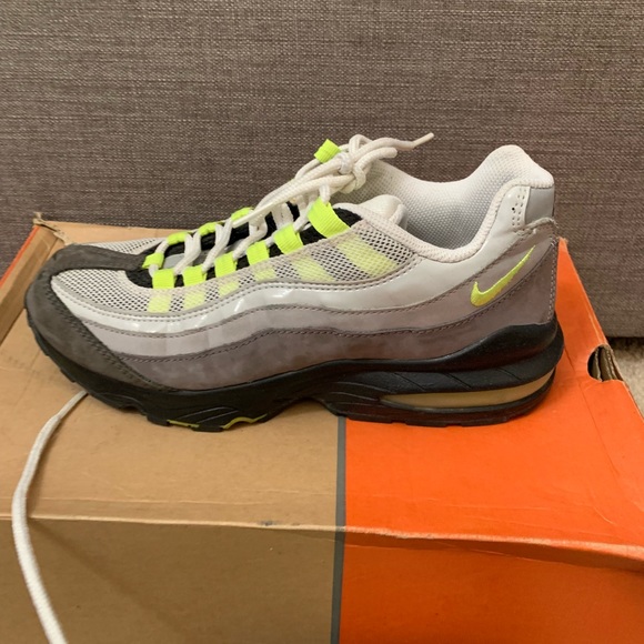 Nike Shoes Air Max 95 Lime Green Kids Sneaker Poshmark